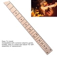 thumbnail image 3 of Guitar Neck, Headless Wide Application 25 Fret Easy Installation Maple Guitar Neck  for Rock Music, 3 of 7