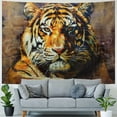 thumbnail image 4 of GOSMITH Tapestry for Bedroom Living Room Wall Decor, Siberian Tiger Tapestries Wall Hanging Tapestry Painting, 4 of 6