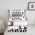thumbnail image 4 of Happy Camping Comforter Set Camper Decor All Season Bedding Set Teens Rustic Farmhouse Comforter Camping Car Decor Geometric Quilt Set Bedroom Collection,White Black, 4 of 6