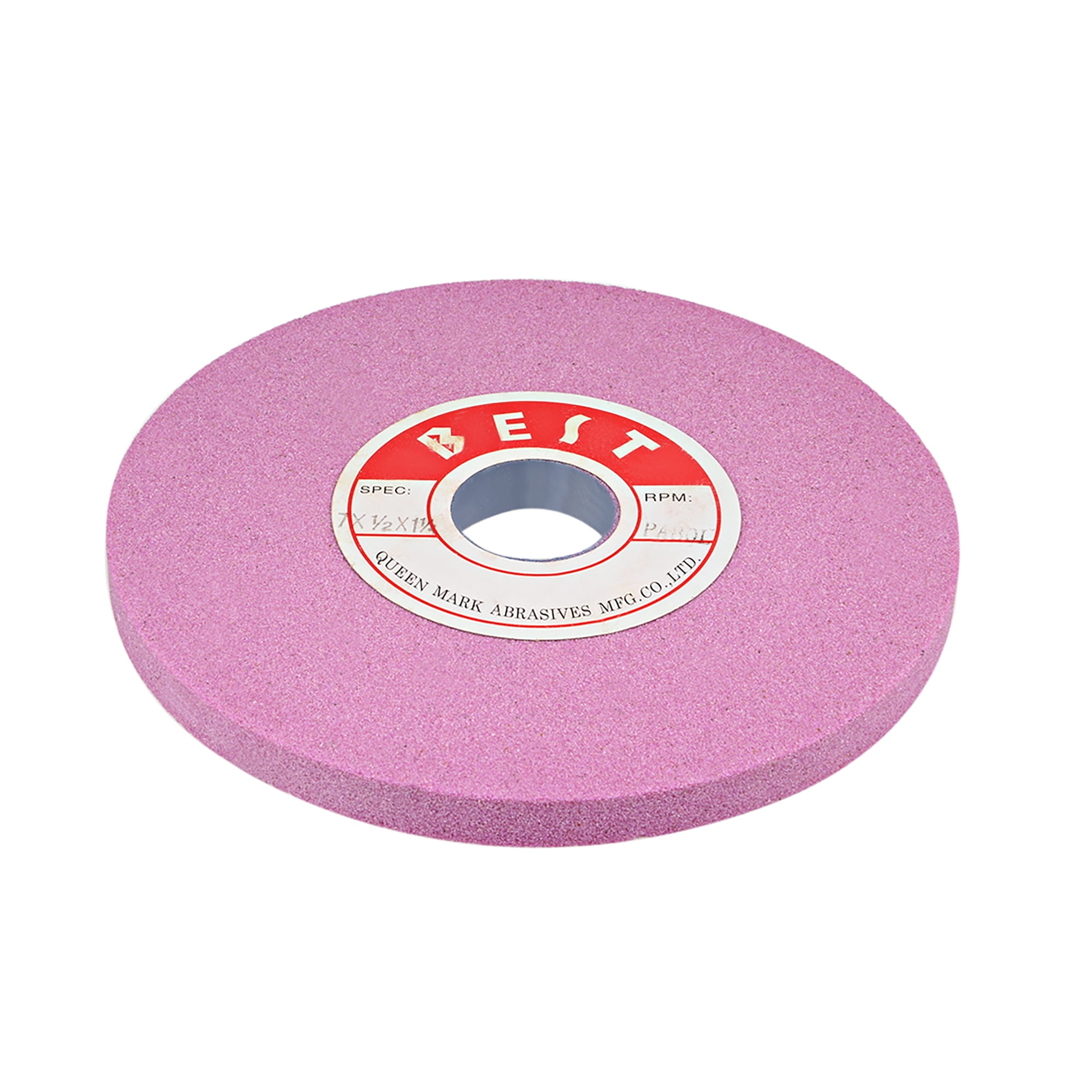 7Inch Bench Grinding Wheel Pink Aluminum Oxide PA 80 Grit for Surface