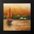 thumbnail image 2 of Rogers, Adam 20x20 Black Modern Framed Museum Art Print Titled - Majorcan Sail Petites A, 2 of 5