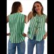 thumbnail image 2 of Blusa Sin Mangas con Lazo Frontal Y2K para Mujer, Chaleco Corto con Cordones y Peplum para Salir. Verde XL, 2 of 5