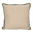 thumbnail image 5 of Creative Co-Op Cotton Slub Flower Pillow with Embroidery, Beads and Lace Trim, Multicolor, 5 of 5