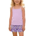 thumbnail image 2 of Cethrio Girls Outfit Sets 2 Piece, Casual Cute Sleeveless Kids Summer Clothing Sets Purple Size 10, 2 of 6