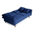 thumbnail image 4 of Sofá Cama De Lino Azul Makora Modelo Brokman, 4 of 8