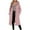 Pink, variant on Wool Blend Long Coat Women Single Breasted Winter Jacket Trench Coat with Hood Pocketed Woolen Hooded Overcoat (S, Pink)
