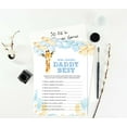 thumbnail image 3 of Inkdotpot Giraffe Jungle Animals 50 PackWho Knows Daddy BestBaby Shower GameCards FunActivity Cards, 3 of 5