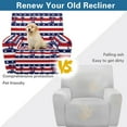 thumbnail image 3 of SCRAWLGOD American Flag Palm Tree Recliner Slipcovers 4-Pieces Lazyboy Recliner Cover Recliner Couch Covers Reclining Chair Covers with Storage Pocket Furniture Protector for Living Room, 3 of 7