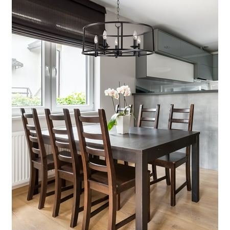 Kenroy Home Arlen Blackened Oil Rubbed Bronze 5 Light Chandelier