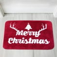 thumbnail image 5 of KOYPTL Christmas Rugs for Front Door,40*60 Soft Merry Christmas Xmas Tree Bathroom Mat Non Slip Durable Washable Absorbent Doormat,Bedroom Mat for Indoor Outdoor Porch Home Decor, 5 of 6
