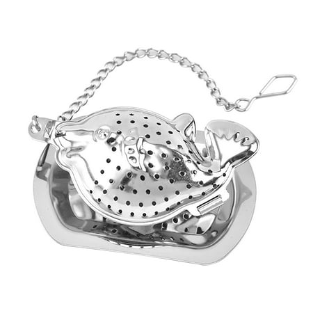 

Kitchen Stainless Steel Tea Filter Creative Small Animal-shaped Tea Infuser Hanging Tea Ball Food Storage Containers Clip