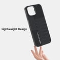 thumbnail image 3 of Stylish Texutre Case Cover for Apple iPhone 15, Slim Fit [Compatible with Magsafe & Accessories] Shockproof Drop Protection Anti-Scratch Anti-Slip Bumper Rugged Case for Men,Gray, 3 of 6