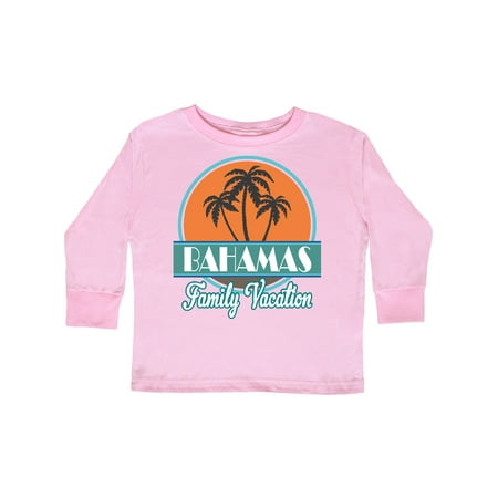 

Inktastic Bahamas Family Vacation Matching Gift Toddler Boy or Toddler Girl Long Sleeve T-Shirt