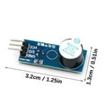 thumbnail image 5 of CIYISON Alarm Sound Buzzer Module For Microcontroller Project With Mount Hole DC3.3-5V, 5 of 8