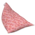 thumbnail image 2 of Floral Vintage Lounger Chair Bag, Romantic Hand Drawn Floral Composition in Monochrome, High Capacity Storage with Handle Container, Lounger Size, Pale Pink Salmon, by Ambesonne, 2 of 5