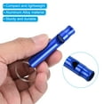 thumbnail image 4 of Uxcell Safety Whistle, Aluminum Outdoor Survival Whistle for Camping, Blue 5 Pack, 4 of 5