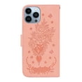 thumbnail image 4 of Nalacover for iPhone 14 Pro Max Wallet Case,Luxury Embossed Sun Flower Pattern PU Leather Soft TPU Magnetic Flip Folio Book Credit Card Holder Shockproof for Women Men Phone Cover+Wrist Strap.Pink, 4 of 8