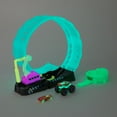 thumbnail image 2 of Hot Wheels Monster Trucks Glow-In-The Dark Epic Loop Challenge Playset, 2 of 6