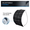 Folding solar panels 1PCS ~10PCS 100W 18V Single Crystal Flexible Solar Panel 12V/24V Battery 100W 200W 300W 500w 800w 1000w Solar charger