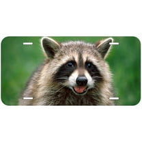 Raccoon Novelty Car Auto License Plate
