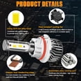 thumbnail image 6 of Applies to LED headlight kit 9007 H11 for Nissan Frontier (1998-2021, 2022-2023), 6 of 10