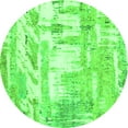 thumbnail image 1 of Ahgly Company Indoor Round Oriental Green Industrial Area Rugs, 5' Round, 1 of 4