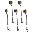 thumbnail image 1 of 5PCS Double Side Cleaning Brush Copper Bristle Club Groove Cleaner Brush Club Cleaning Tool, 1 of 5