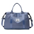 thumbnail image 3 of Bolsa De Gimnasio Bolsa impermeable Oxford Duffle Bag de gran capacidad para mujer (azul claro) Hugtrwg Para Estrenar, 3 of 6