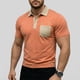 thumbnail image 2 of Camisas de Manga Corta de los Hombres Casual Color Bloqueado Botón de Solapa de Bolsillo Casual Top Transpirable, Manga Corta Tops de Verano para el Ejercicio, 2 of 6