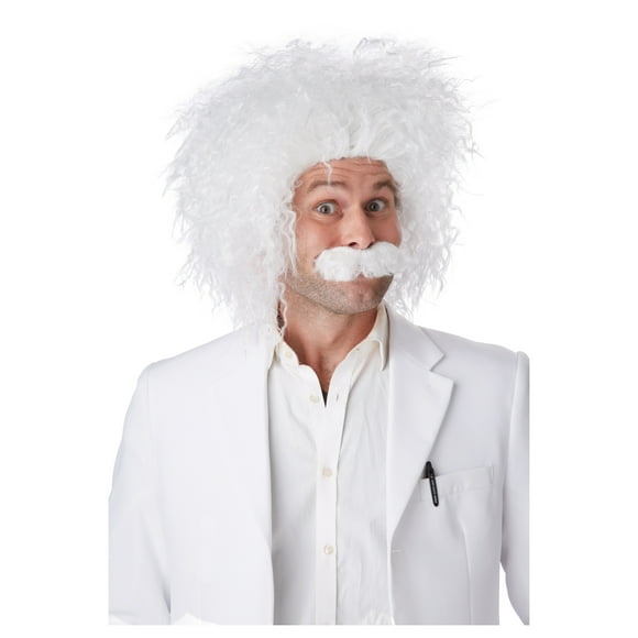E=MC2 Wig & Mustache