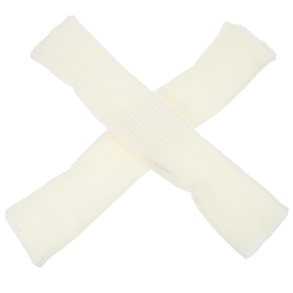 1 par de calcetines de invierno, cubierta de lana para mujer, cubierta de pierna a la moda, accesorio Protector, calcetín flexible de invierno