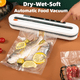thumbnail image 2 of Máquina de envasado al vacío automática, sellador al vacío de alimentos para polvo suave húmedo seco, máquina de sellado para almacenamiento de alimentos para el hogar, novedad de 2024, 2 of 5