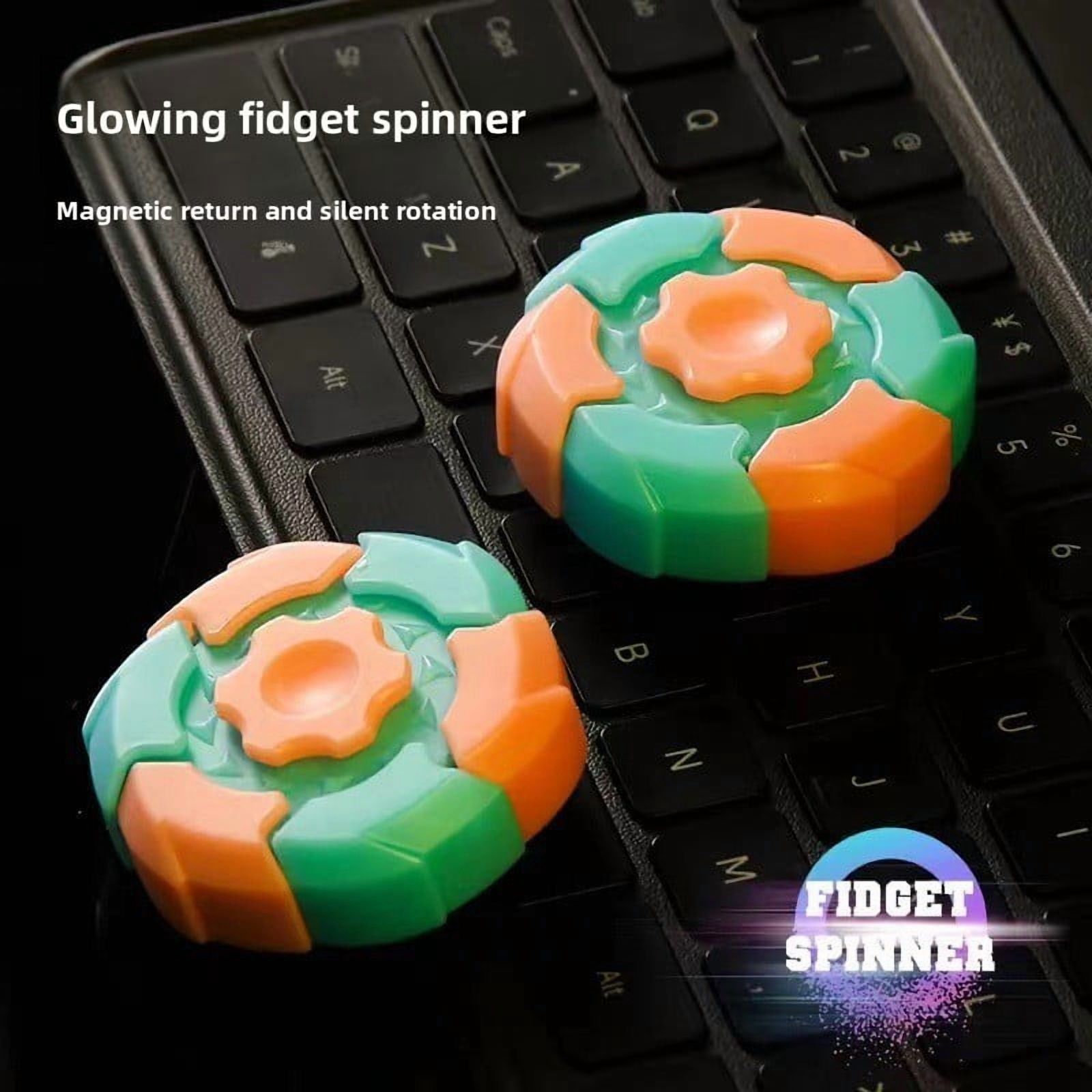 EDC Fidget Sliders Open Armor Spinning Top Fidget Toys Stress Relief For Adults Magnetic Finger Spinner Anti Stress Toys