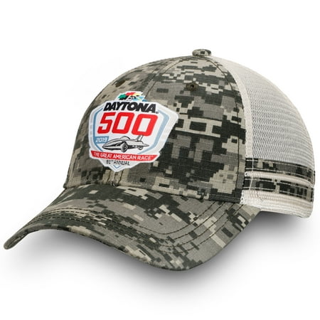 Fanatics Branded 2019 Daytona 500 Digi Camo Adjustable Trucker Hat - Camo -