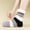 🔥 Black, variant on Ultra Thick Plush Fleece Mid Calf Floor Sleeping Socks For Couples Unisex Men Women, Warm Thermal Winter Hosiery, Cozy Insulated Foot Cover For Bedroom Dorm Cold Weather Rest