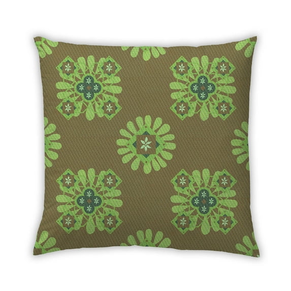 Ahgly Company Outdoor Square Contemporary Throw Pillow, 18 inch by 18 inch