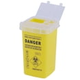 thumbnail image 2 of Joernso Barbershop Disposable Blade Tattoo Needles Square Waste Storage Box Container, 2 of 4
