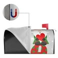 thumbnail image 2 of Fuzoiu Christmas Gnome With Love Print Decorative Waterproof Mailbox Cover,Welcome Magnetic Mailbox Cover, Post Letter Box Wrap Cover for Outdoor Decor -21x18 in, 2 of 8