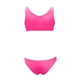 thumbnail image 4 of Rugged Ribbed Two Piece Bikini Set Featuring Wide Strap Top and Mid Waist Swimwear For All Seasons Beachwear, 4 of 5