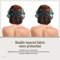 thumbnail image 2 of Logiee Maple Meditating Bear Print Silk Bonnet Satin Bonnet for Sleeping Women and Men,Double Layer Hair Bonnet for Curly Braids Hair, 2 of 6