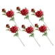 thumbnail image 5 of Rama de flor falsa Bearachild 6 piezas colorida adorno Rojo, 5 of 6
