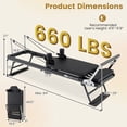 thumbnail image 3 of Goplus Foldable Pilates Reformer Machine for Home Gym,Pilates Equipment with Jump Board, 3 of 10