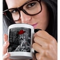 thumbnail image 2 of 3drose, French Painter Squirrel Is Funny and Adorable in This Zany Digital Composition, 11oz Two-tone Black Mug, 2 of 6