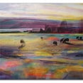 thumbnail image 3 of 24"x20" Balmy Summers Evening by Kate Boyce Wall Art Print on Canvas Fabric Gray, 3 of 3