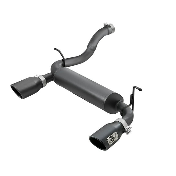 Afe Power 49 48067 B Rebel Series Axle Back Exhaust System Fits select: 2018-2019,2021 JEEP WRANGLER UNLIMITED