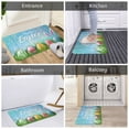 thumbnail image 5 of Vsdgher Happy Easter print Flannel Anti-Slip Floor Mat Comfort Mat Floor Carpet for Decor, Non-Slip, Home, Office, Laundry, Durable, 5 of 5