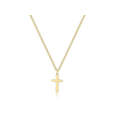 thumbnail image 1 of Children Stainless Steel Small Cross Pendant Necklace Security Hypoallergenic Xtellar plateado, 1 of 4