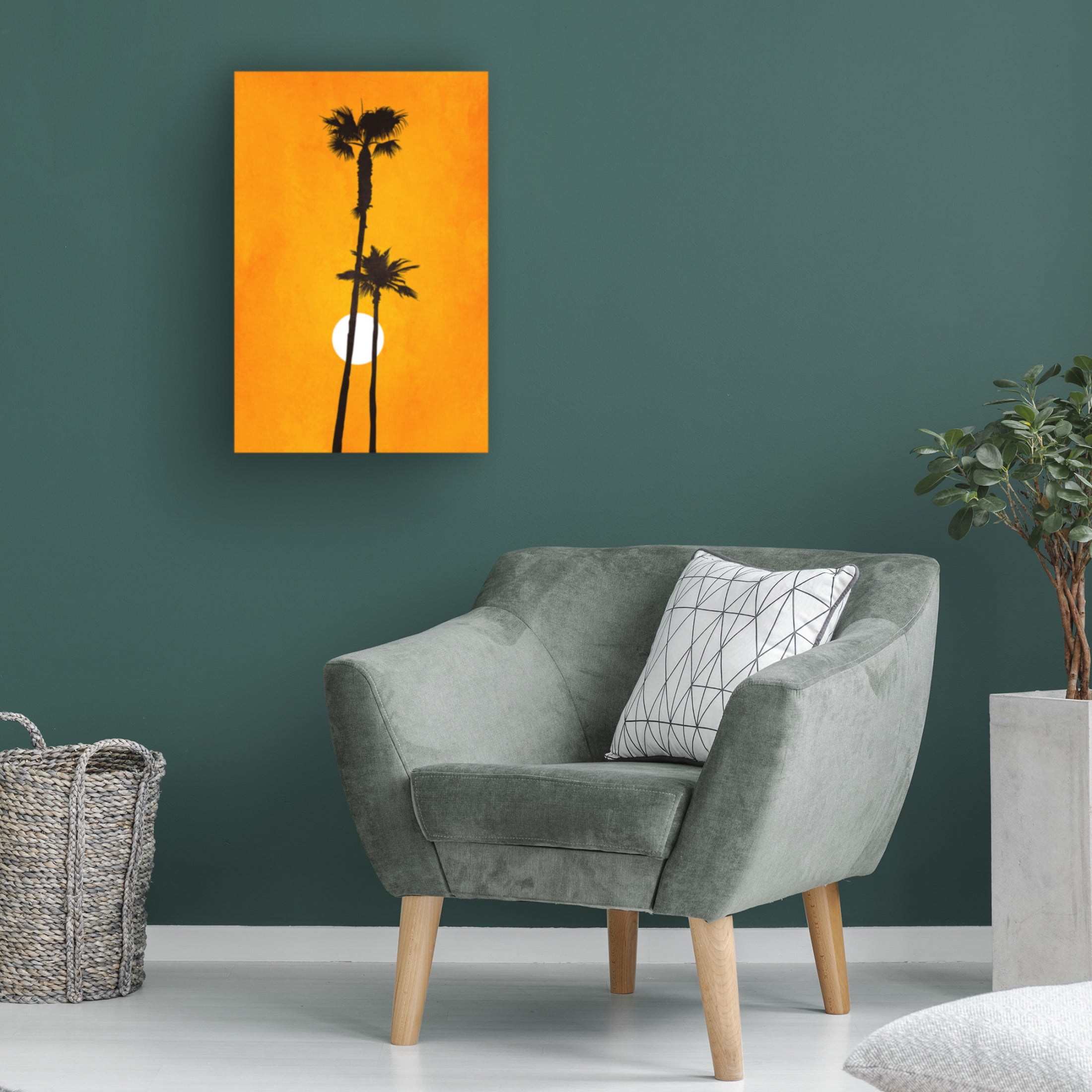 Trademark Fine Art Kubistika Sunshine Paradise Canvas Wall Art