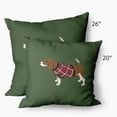 thumbnail image 2 of Simply Daisy 14" x 20" Warmest Wishes Doggie Outdoor Throw Pillow, 2 of 2