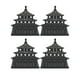 thumbnail image 2 of Sujetalibros de Metal ANGGREK Borde Redondeado Negro, 2 of 8